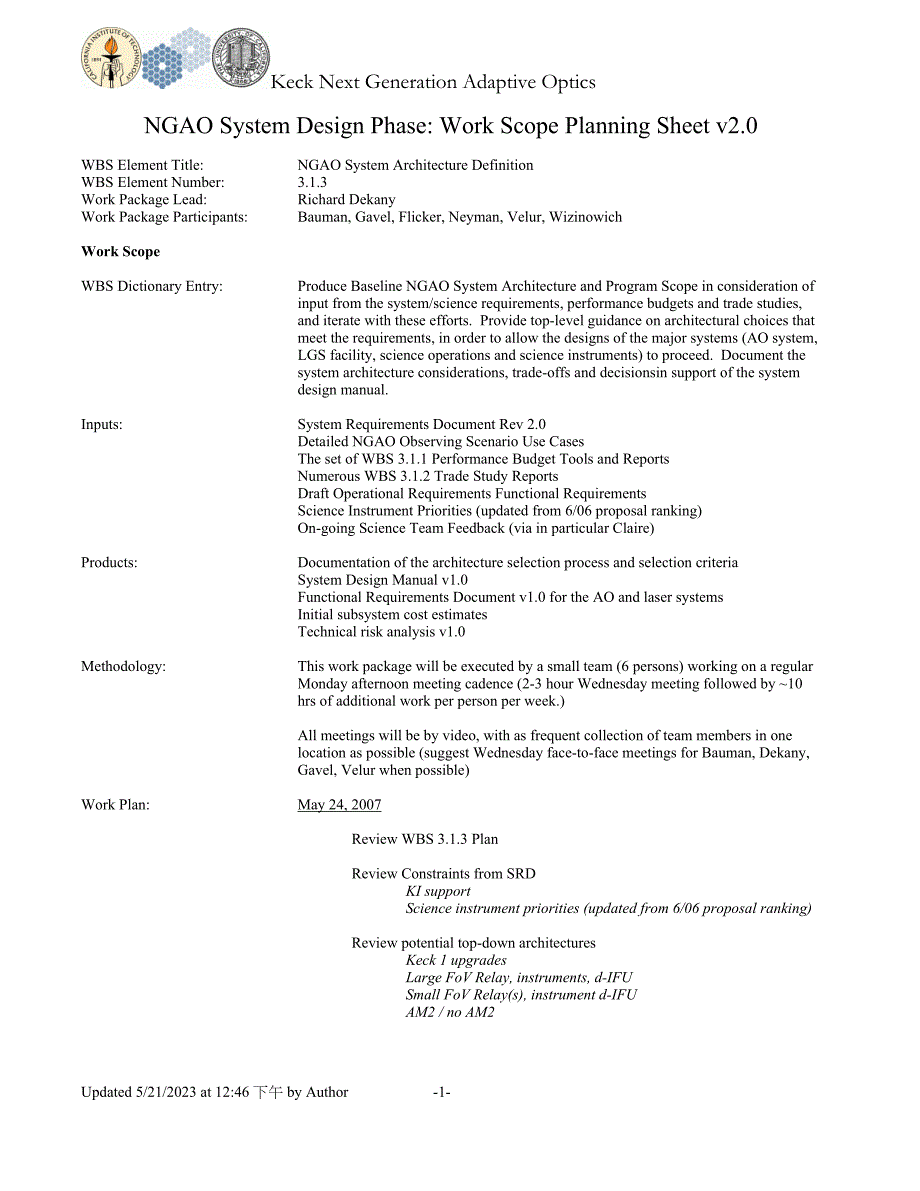 wbs313systemarchitectureworkscopeplanningsheet_第1页