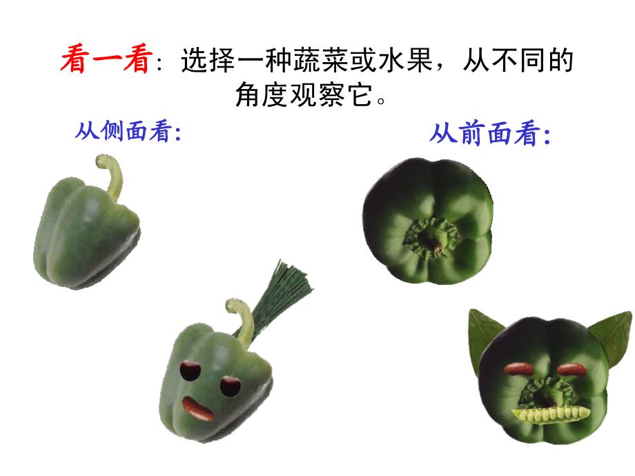 人教版美术二年级下册《蔬果变变》ppt课件_1_第3页