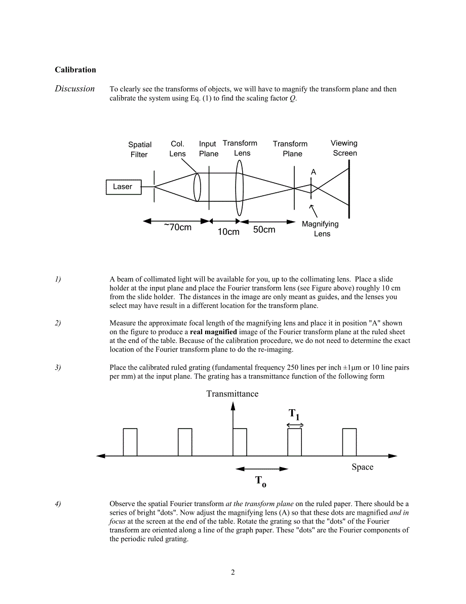 lab1-simplediffraction,fourieropticsandacousto-optics_第2页