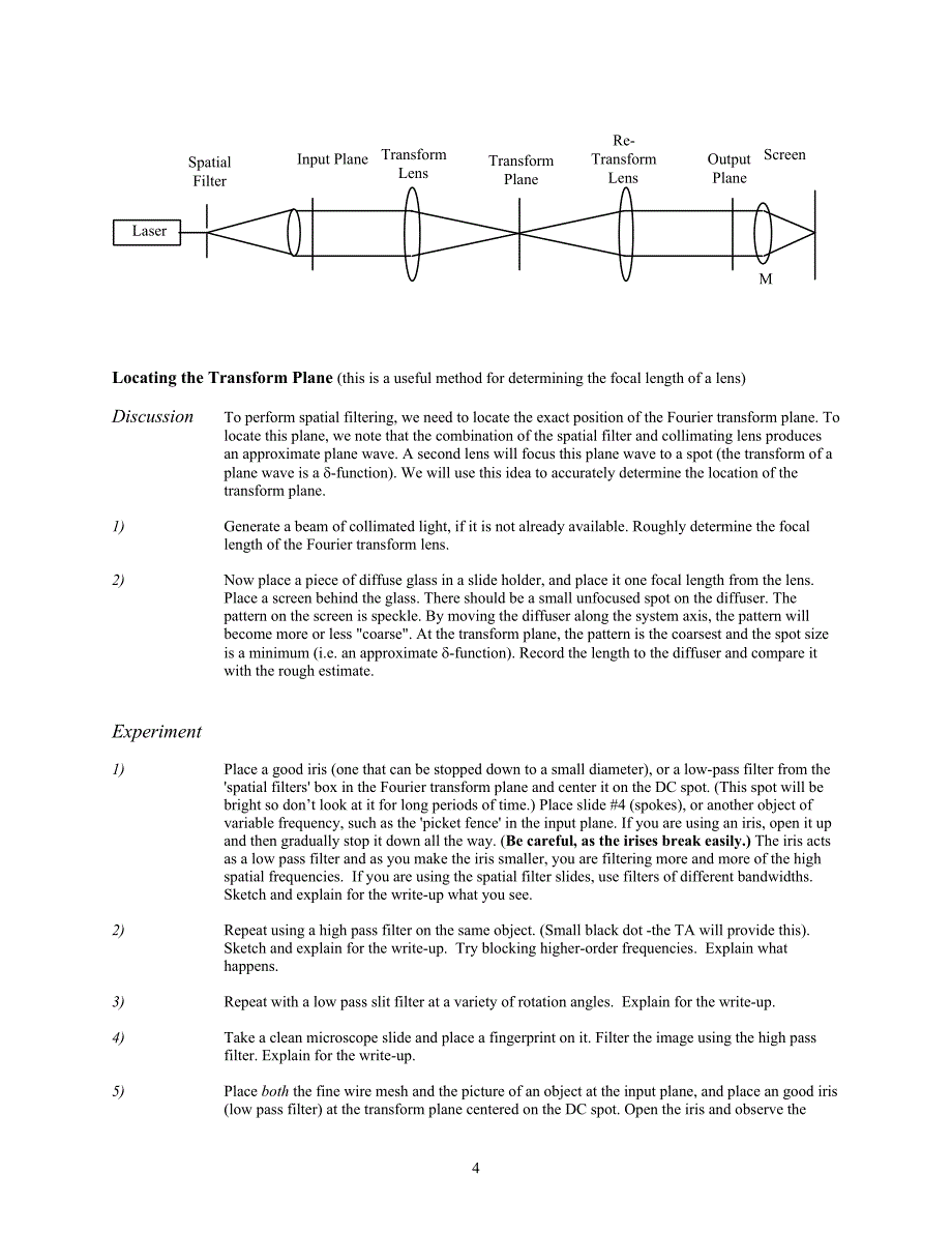 lab1-simplediffraction,fourieropticsandacousto-optics_第4页