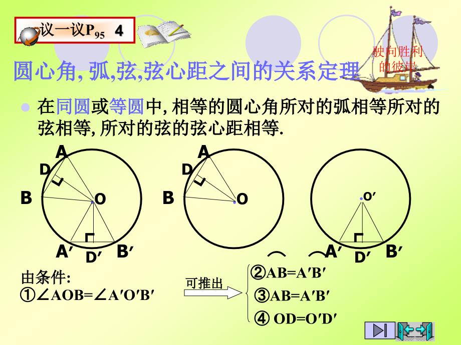 圆心角,弧,弦,弦心距之间的关系(2)_第2页