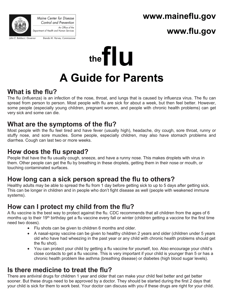 thefluaguideforparents_第1页