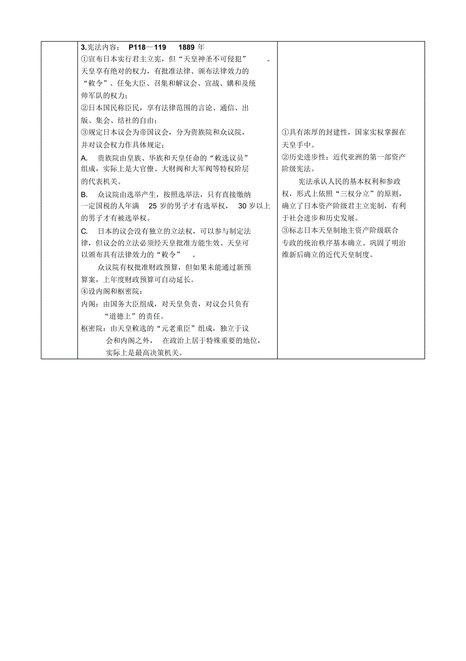 日本明治维新内容表格_第3页