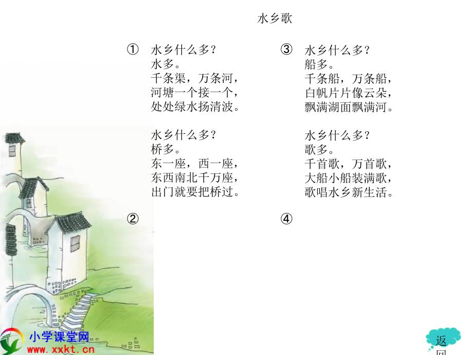 一年级语文下册《水乡歌》ppt课件之五（北师大版）精品_第4页