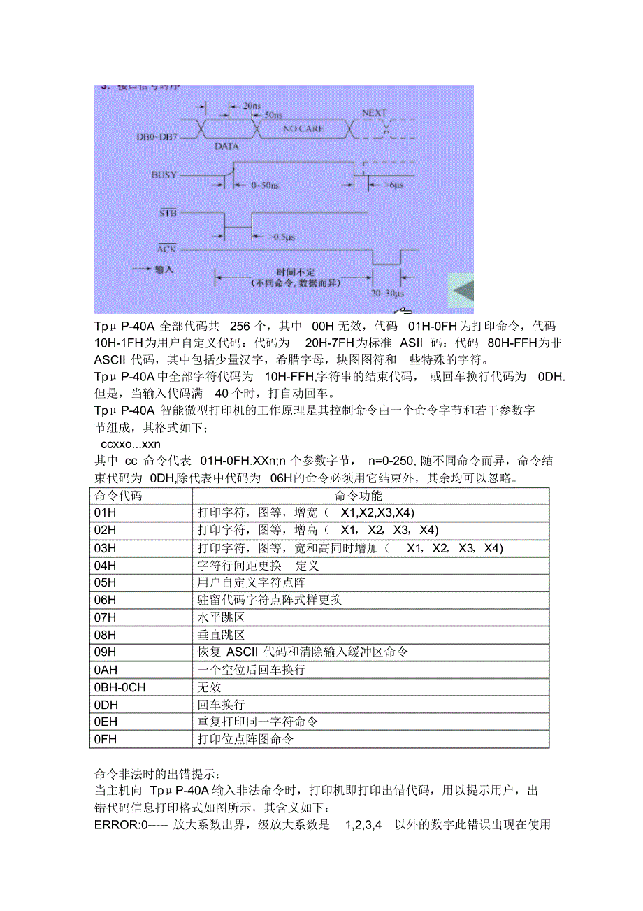 微型智能打印机(Tpup-40A接口电路)_第3页