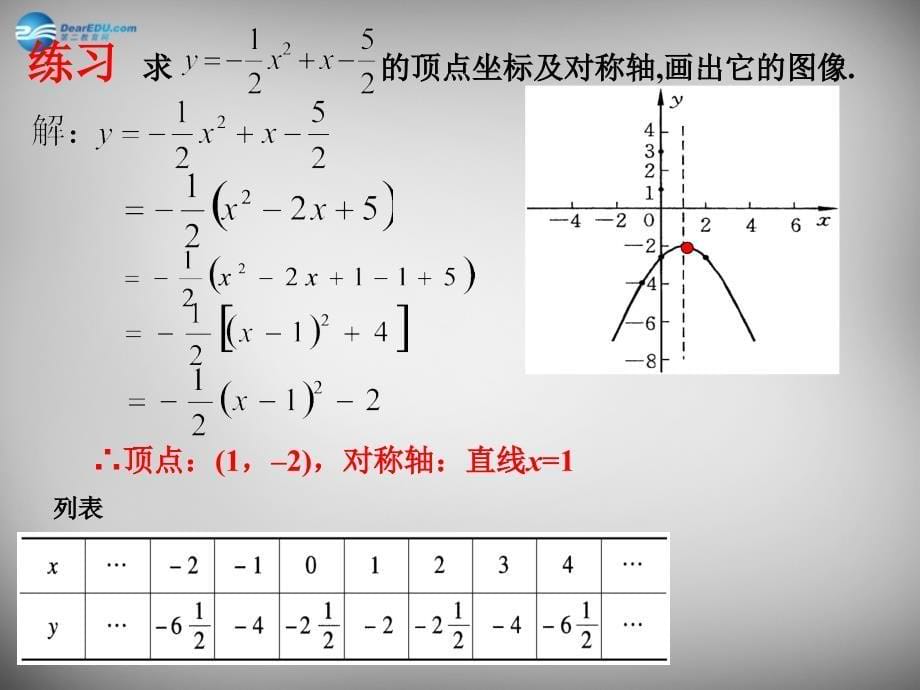 广西桂林市永福县三皇中学九年级数学上册第22章二次函数课件（新版）新人教版_第5页