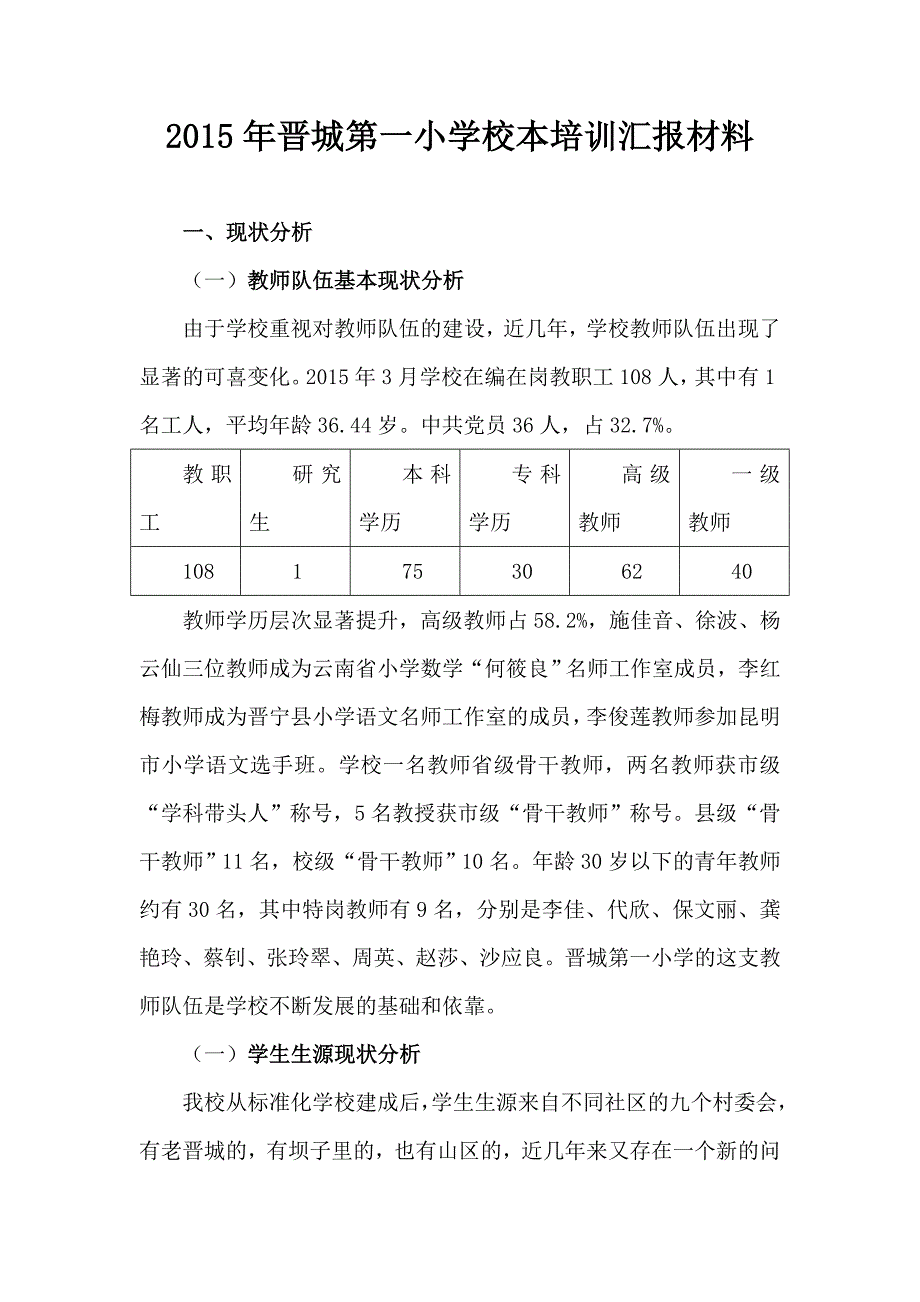 2015年校本检查汇报材料_第1页