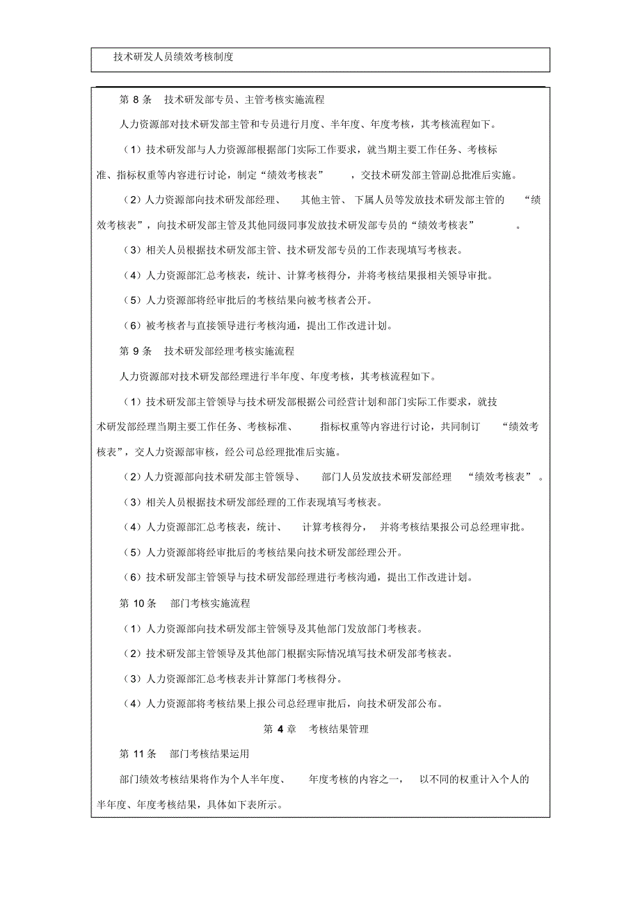 技术研发人员绩效考核制度6_第3页