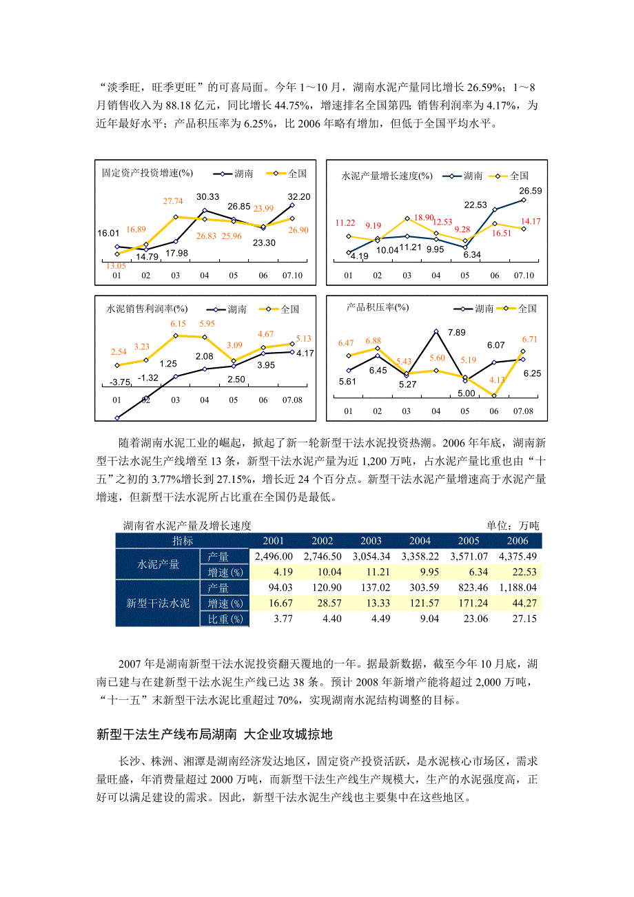 透视湖南新型干法水泥投资热：借鉴历史应对未来-1_第2页