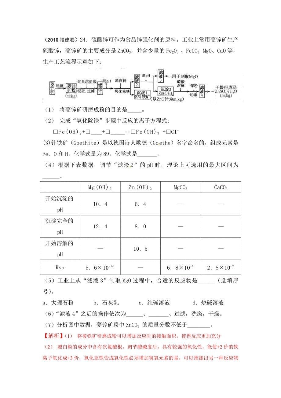 2010高考化学试题分类汇编2_第5页