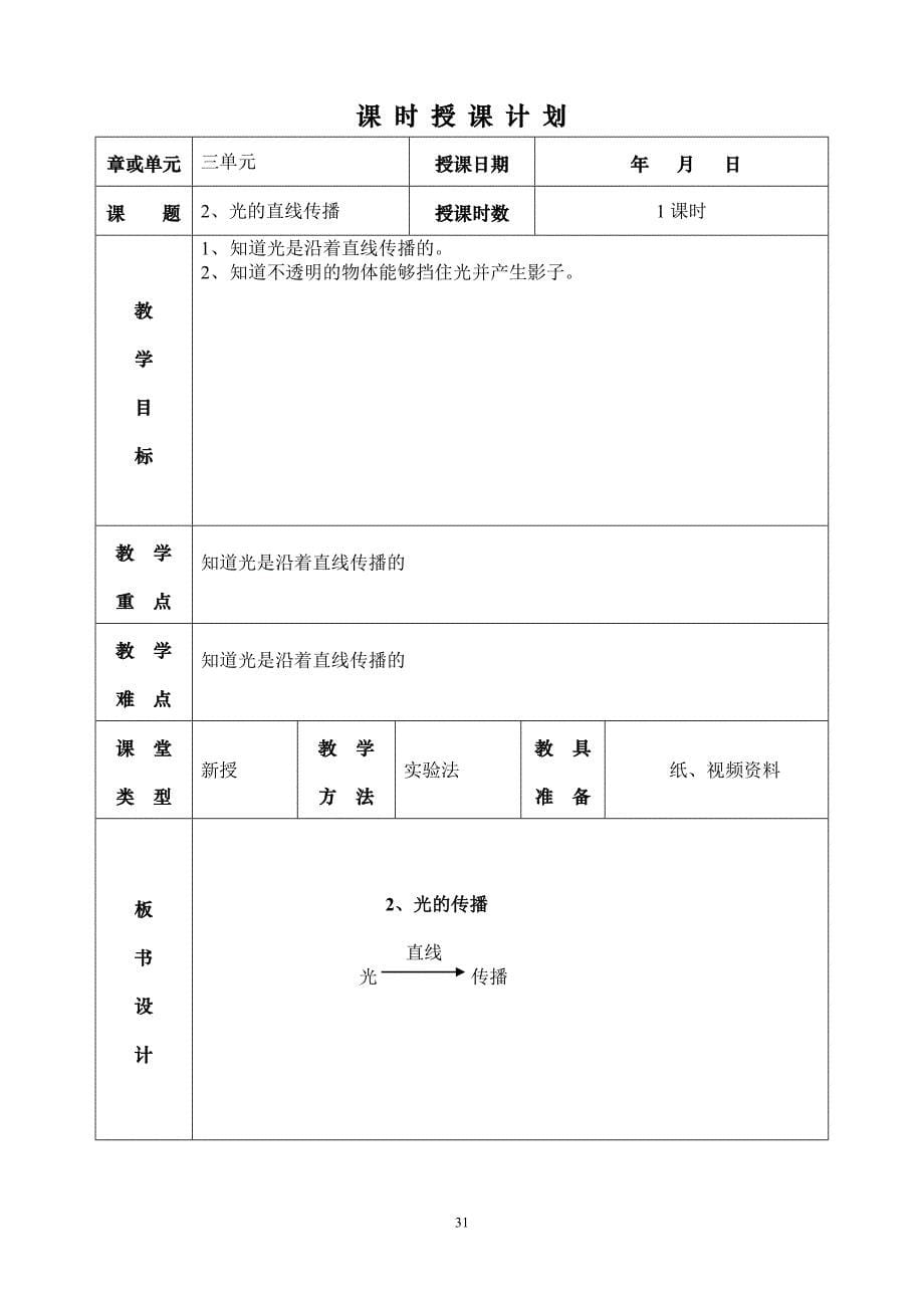 北京版科学第六册第三单元备课_第5页