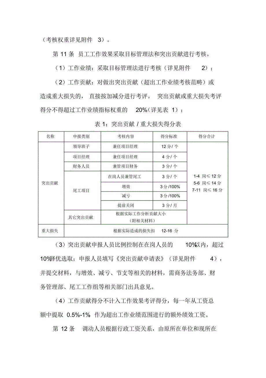 某公司员工绩效考核实施细则_第3页