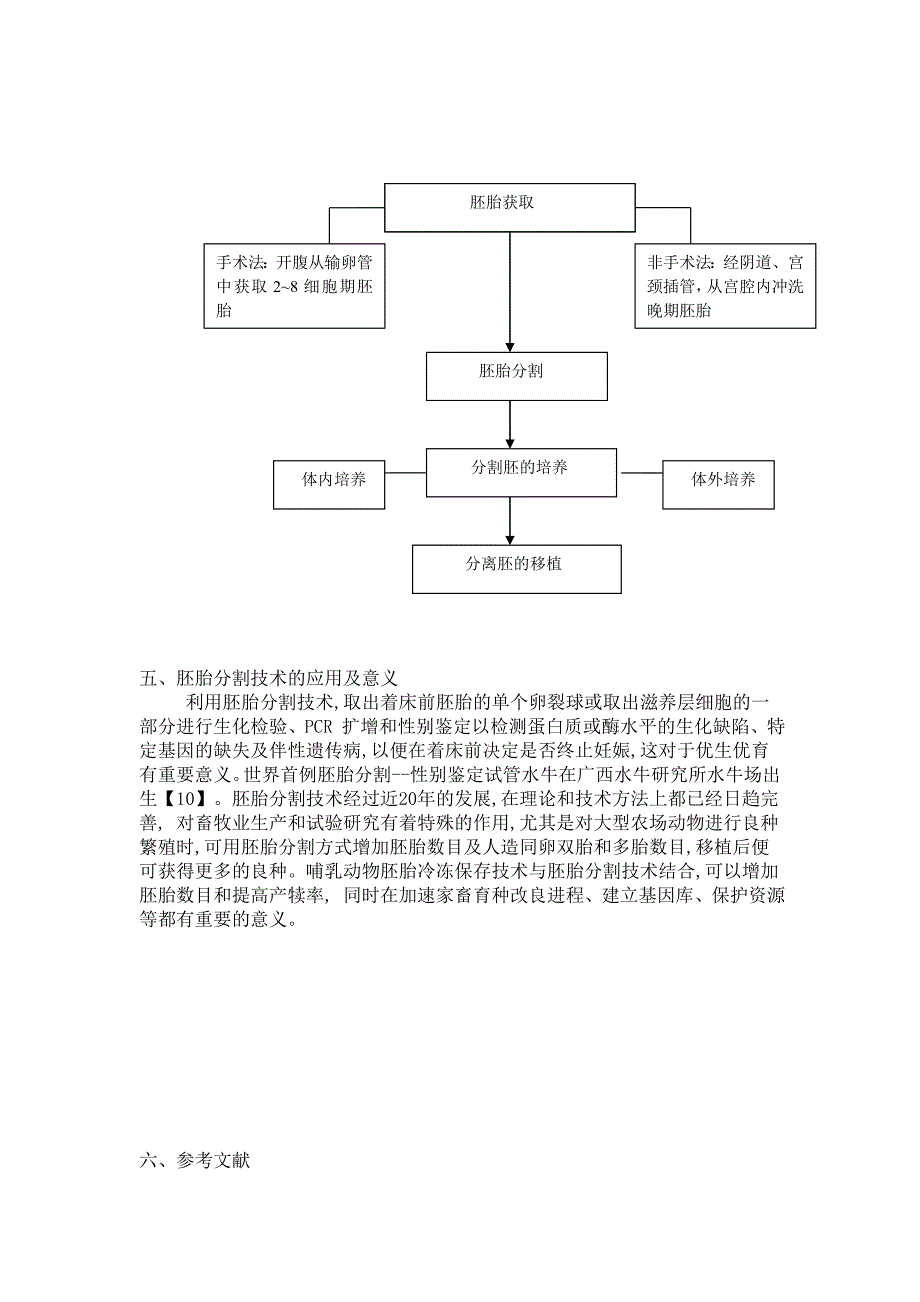 细胞工程读书报告-胚胎分割技术_第3页