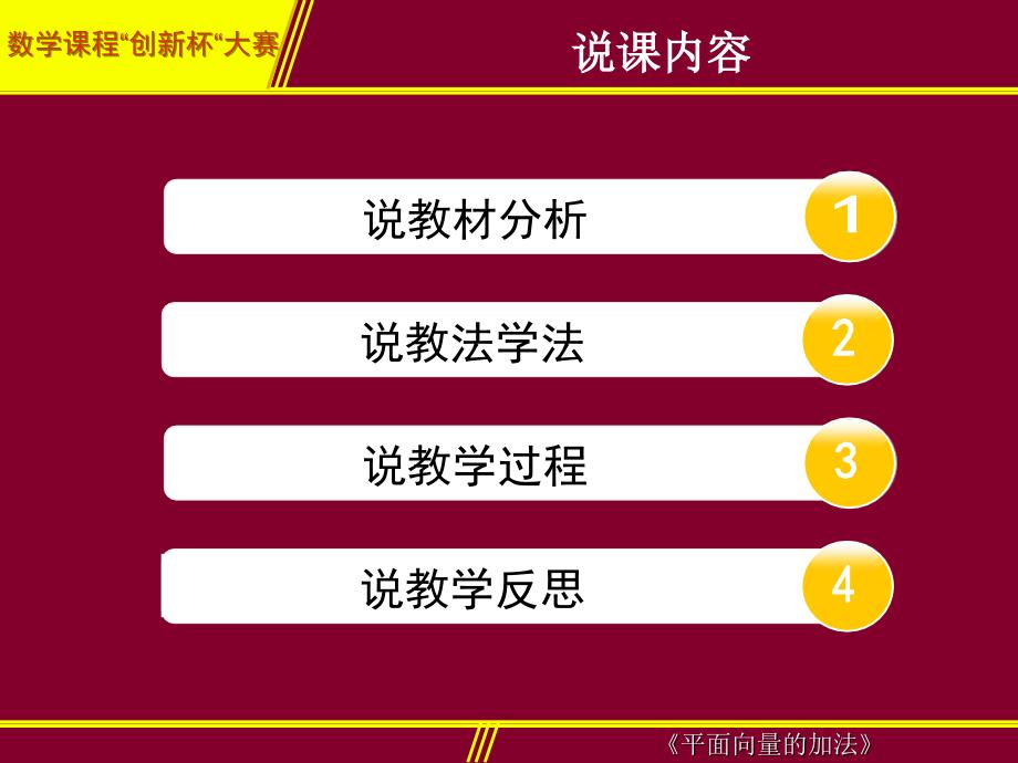 中职数学《平面向量的加法》说课课件_第2页