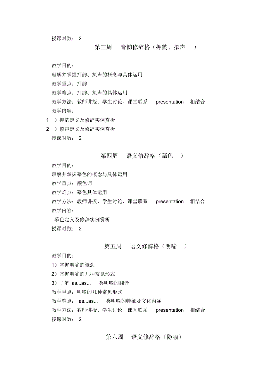 英语修辞学大纲(新版)_第3页