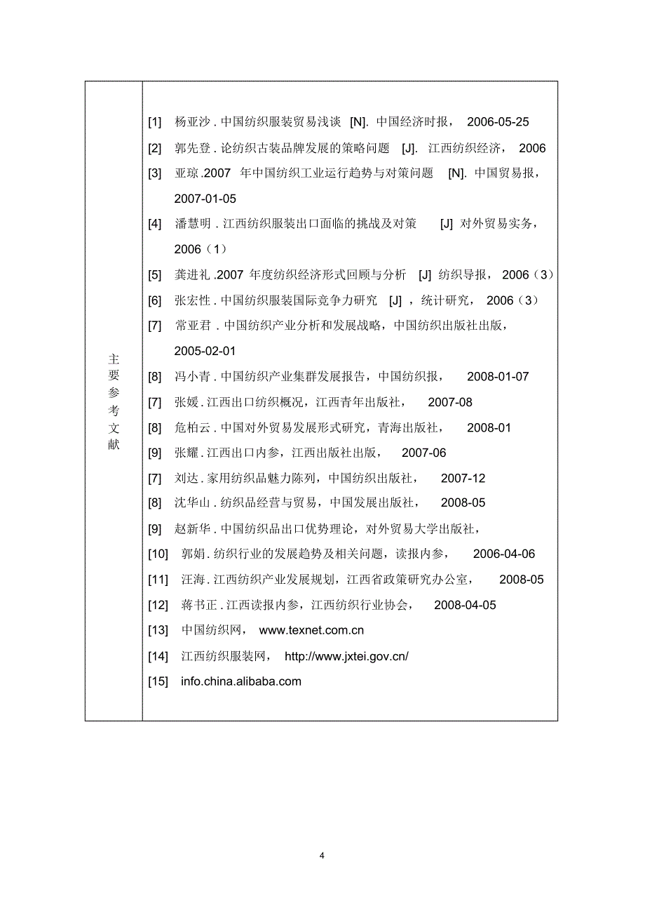 江西省纺织产业对外贸易出口分析_第4页
