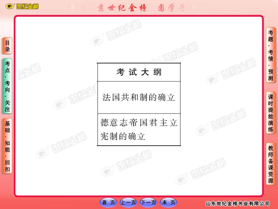 2011版高中历史全程复习方略配套课件32_资本主义政治制度在欧洲大陆的扩展（人教新疆）_第4页