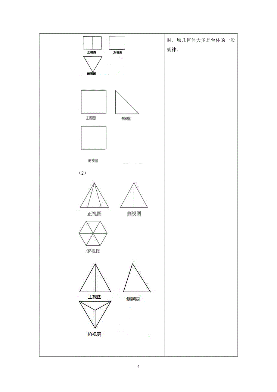 高中数学《空间几何体的三视图》公开课优秀教学设计一_第4页