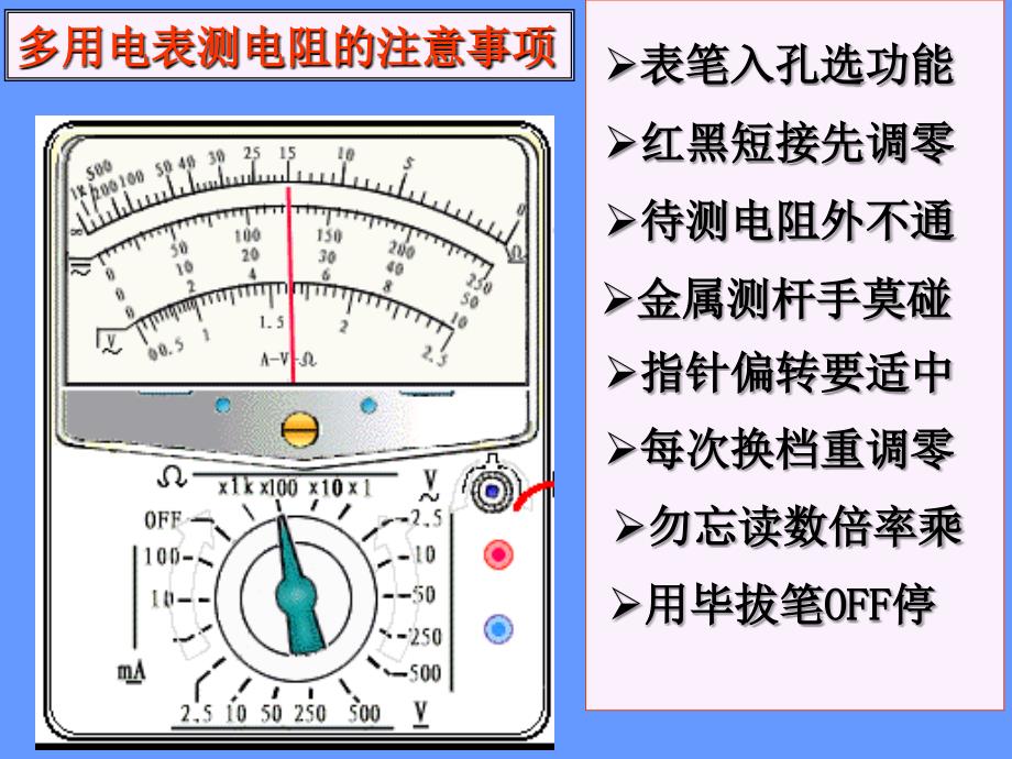 电阻的测量课件(县高三物理实验复习公开课课件)_第3页