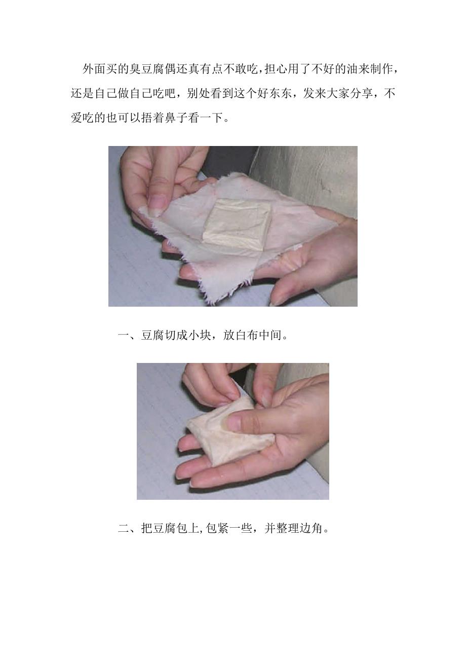 臭豆腐制作工艺_第1页