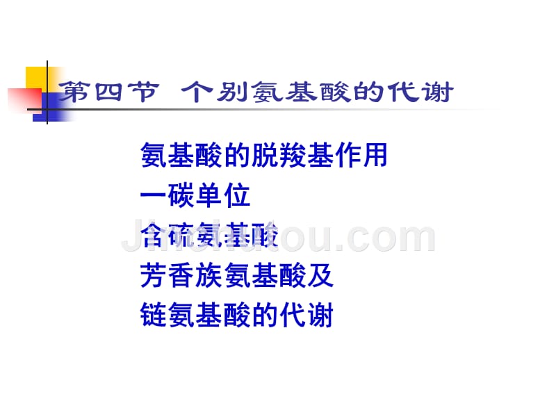 个别氨基酸的代谢_第1页