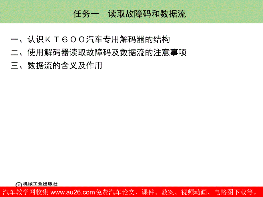 项目八汽车解码器的基本操作概要_第2页