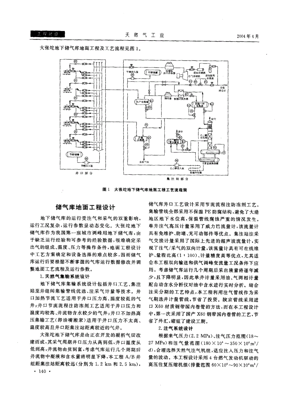 大张坨地下储气库地面工程设计_第2页