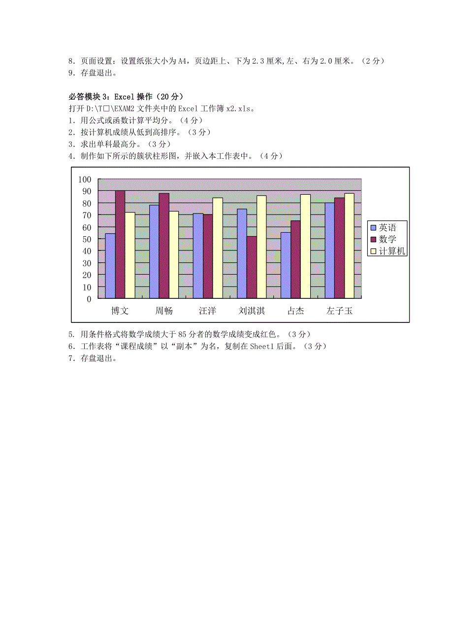 全国高校计算机等级考试(2009年6月27日)_第4页