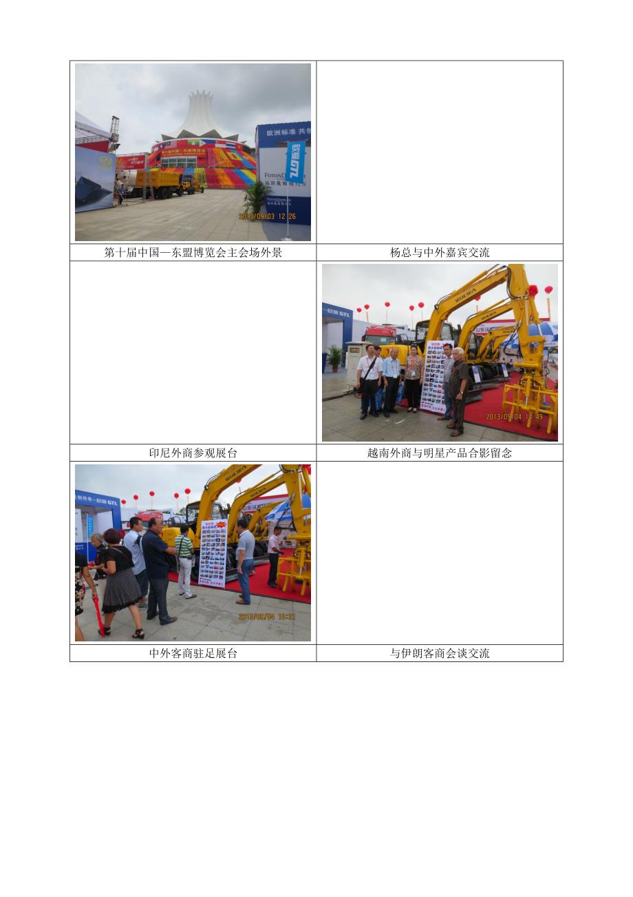 山东沃尔华工程机械有限公司再次亮相第十届中国-东盟博览会_第2页