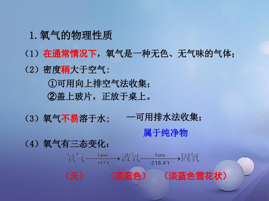 2017年秋九年级化学全册_21性质活泼的氧气教学课件（新版）沪教版_第3页