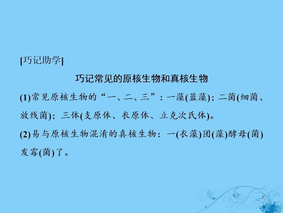 2019版高考生物一轮复习第二单元细胞的基本结构和物质运输第一讲生命活动的基本单位——细胞课件苏教版_第5页