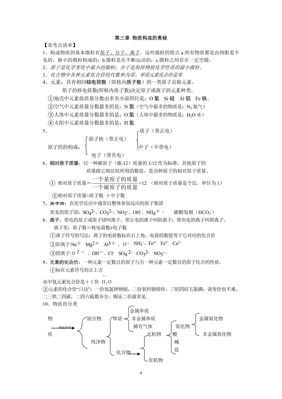 九年级全册化学基础知识汇总_第4页