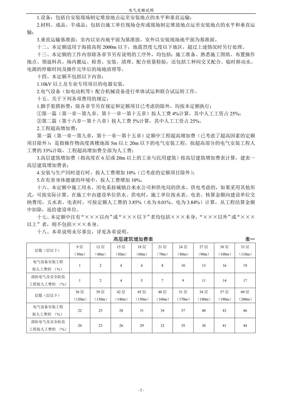 2000年电气定额说明_第2页