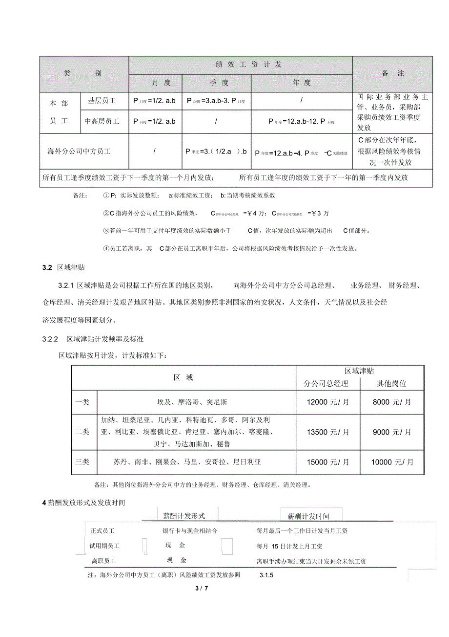 薪酬管理制度(审批)_第3页