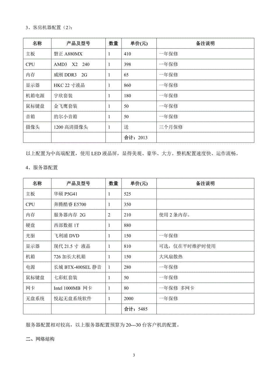 永诚酒店宾馆电脑解决方案(1)_第3页