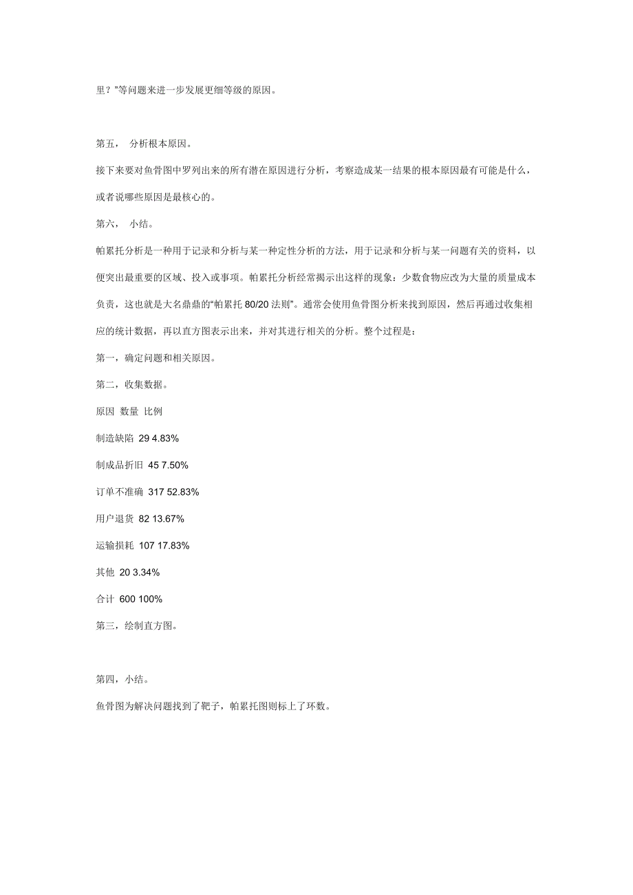 需求分析中鱼骨图与帕累托图的使用方式_第2页