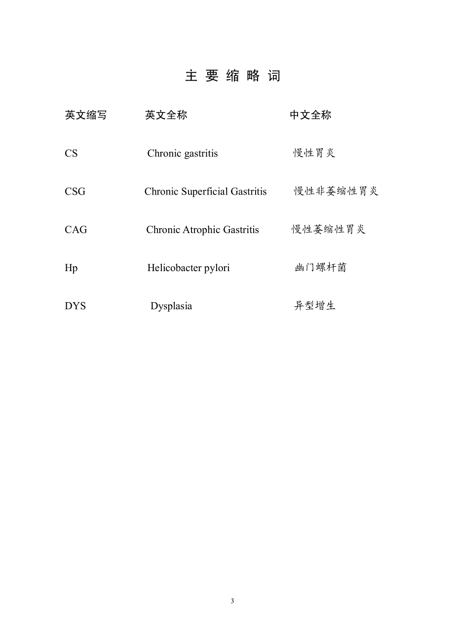 慢性胃炎的中医证候分型临床调查研究_第4页