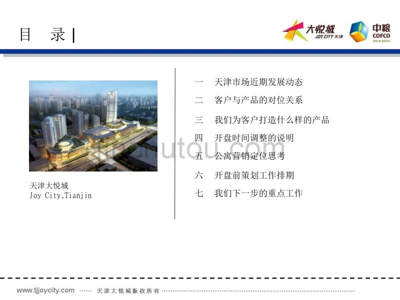 天津大悦城公寓策划报告2009年8月5日_第2页