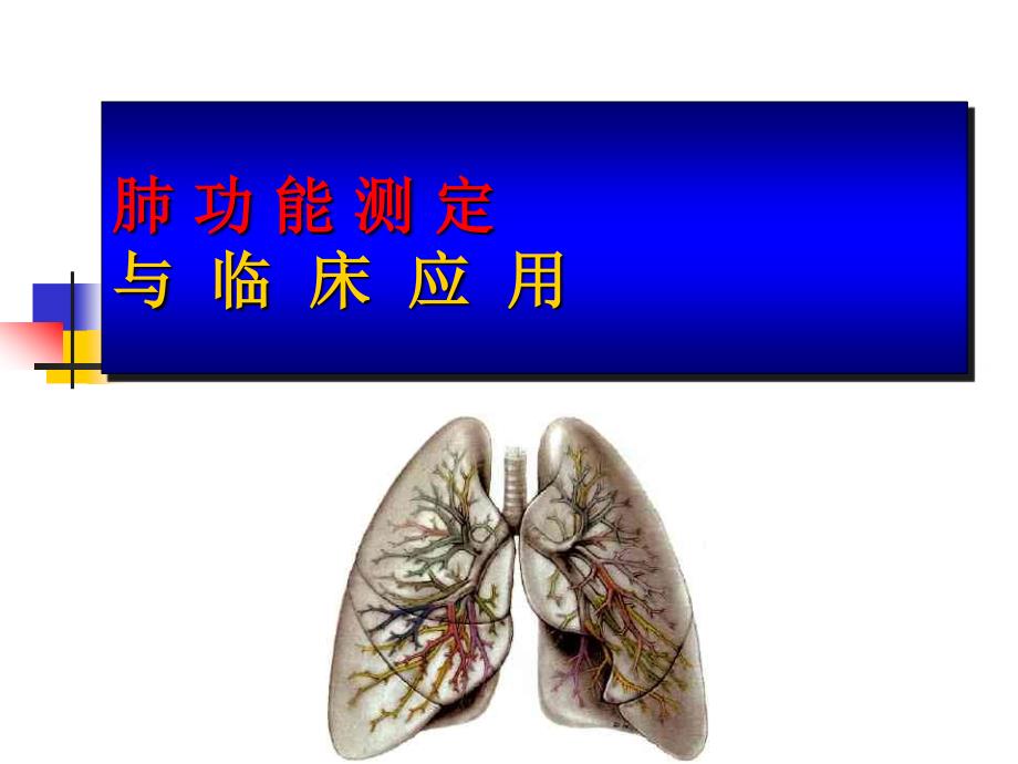 肺功能讲课——肺功能测定与临床应用_第1页