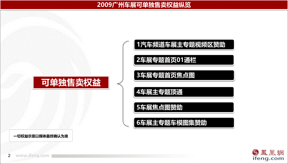 凤凰网09广州车展售卖权益方案_第2页