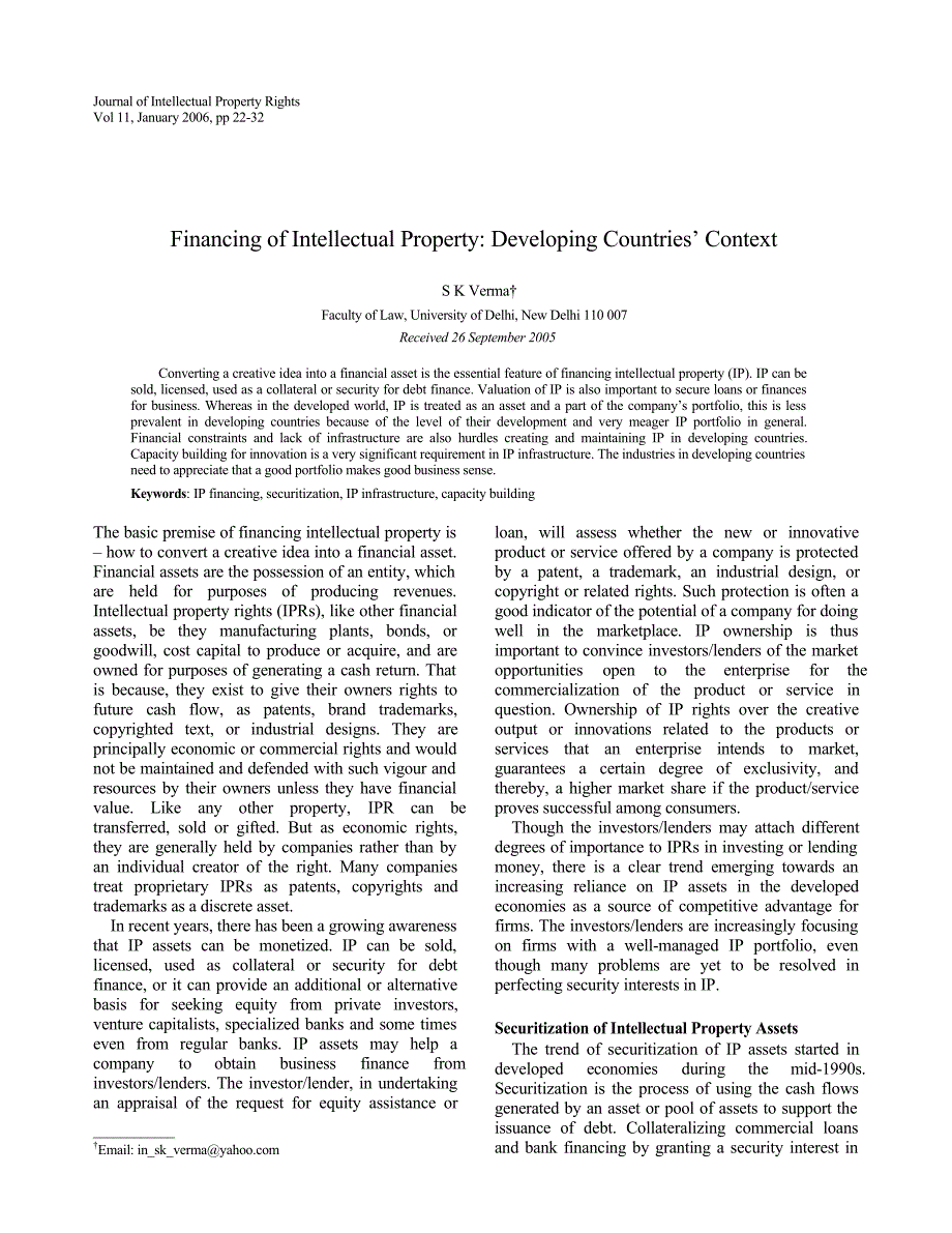 JournalofIntellectualProperty：知识产权杂志_第1页