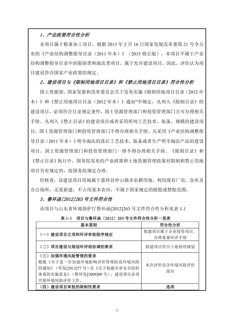 嘉祥县祥瑞食品有限公司年产100吨粉条项目环境影响报告表_第4页