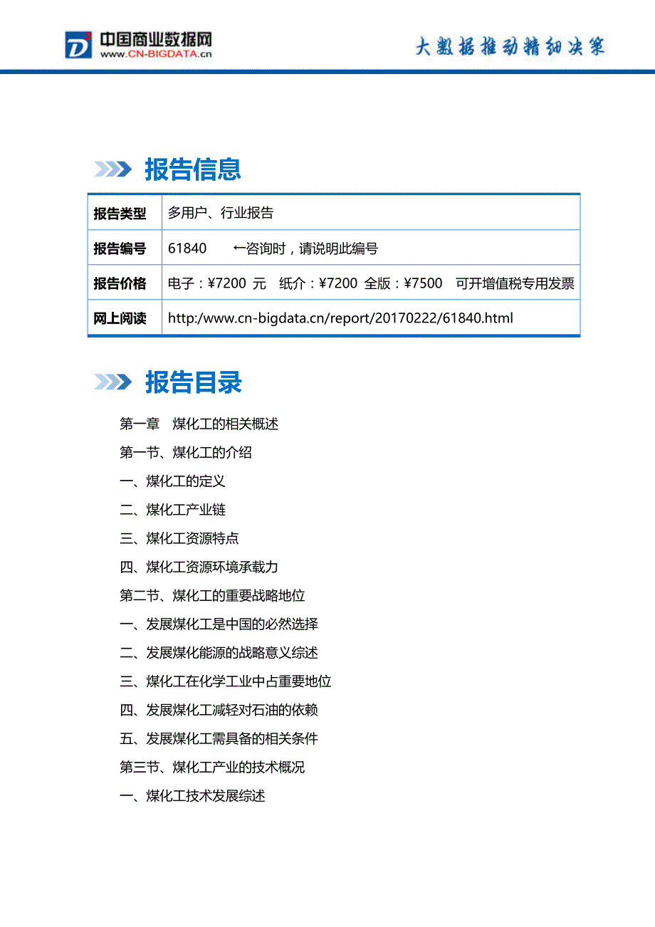 2017-2021年安徽省煤化工产业发展预测分析及投资咨询报告_第2页