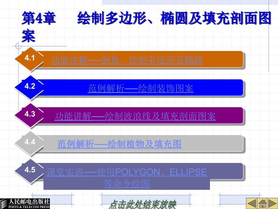 第4章-绘制多边形、椭圆及填充剖面图案_第1页