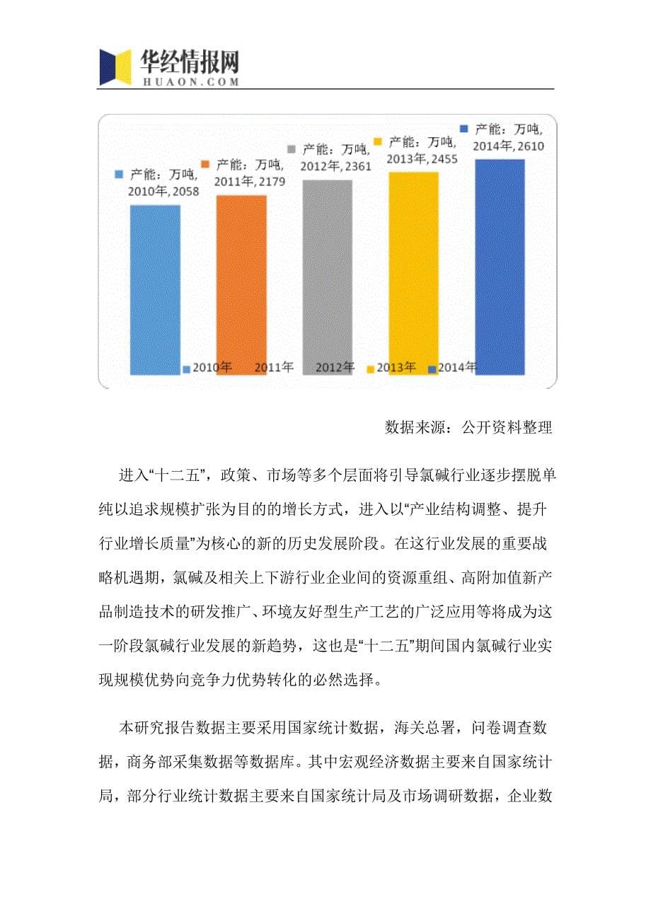 2016-2022年中国氯碱行业市场研究及发展前景预测报告_第5页