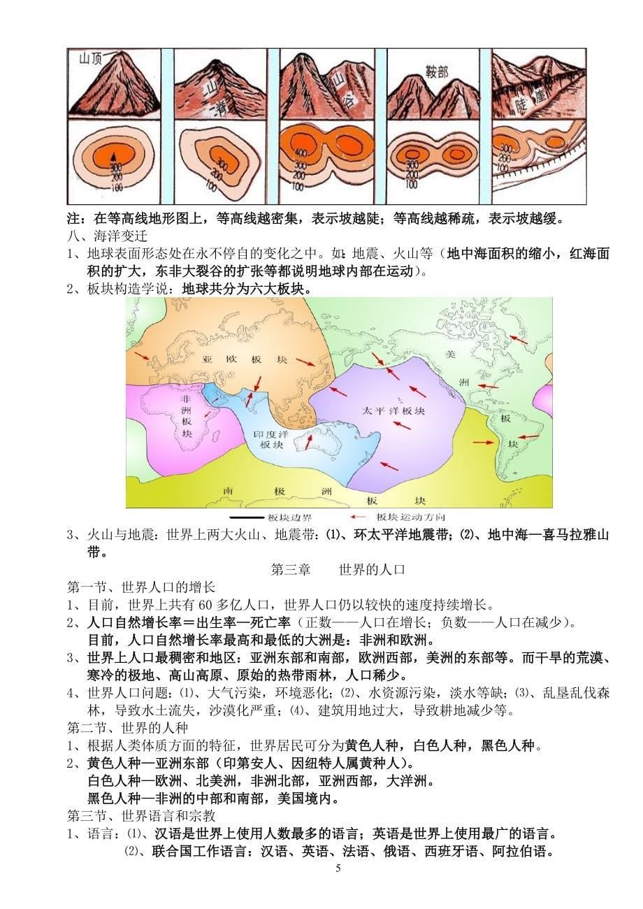 地理中考复习_第5页