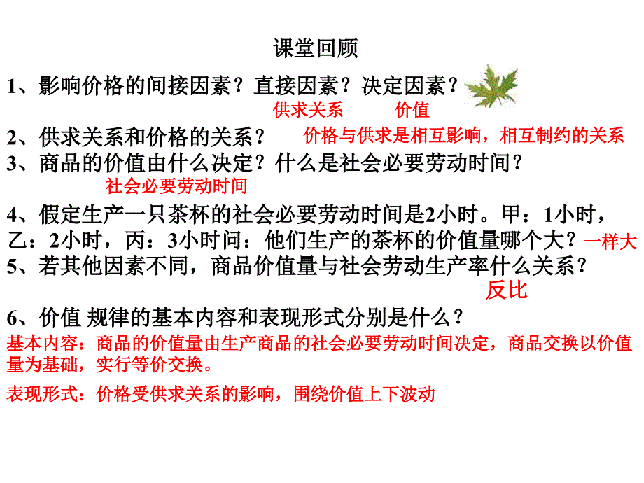 高一政治_价格变动的影响3_第1页