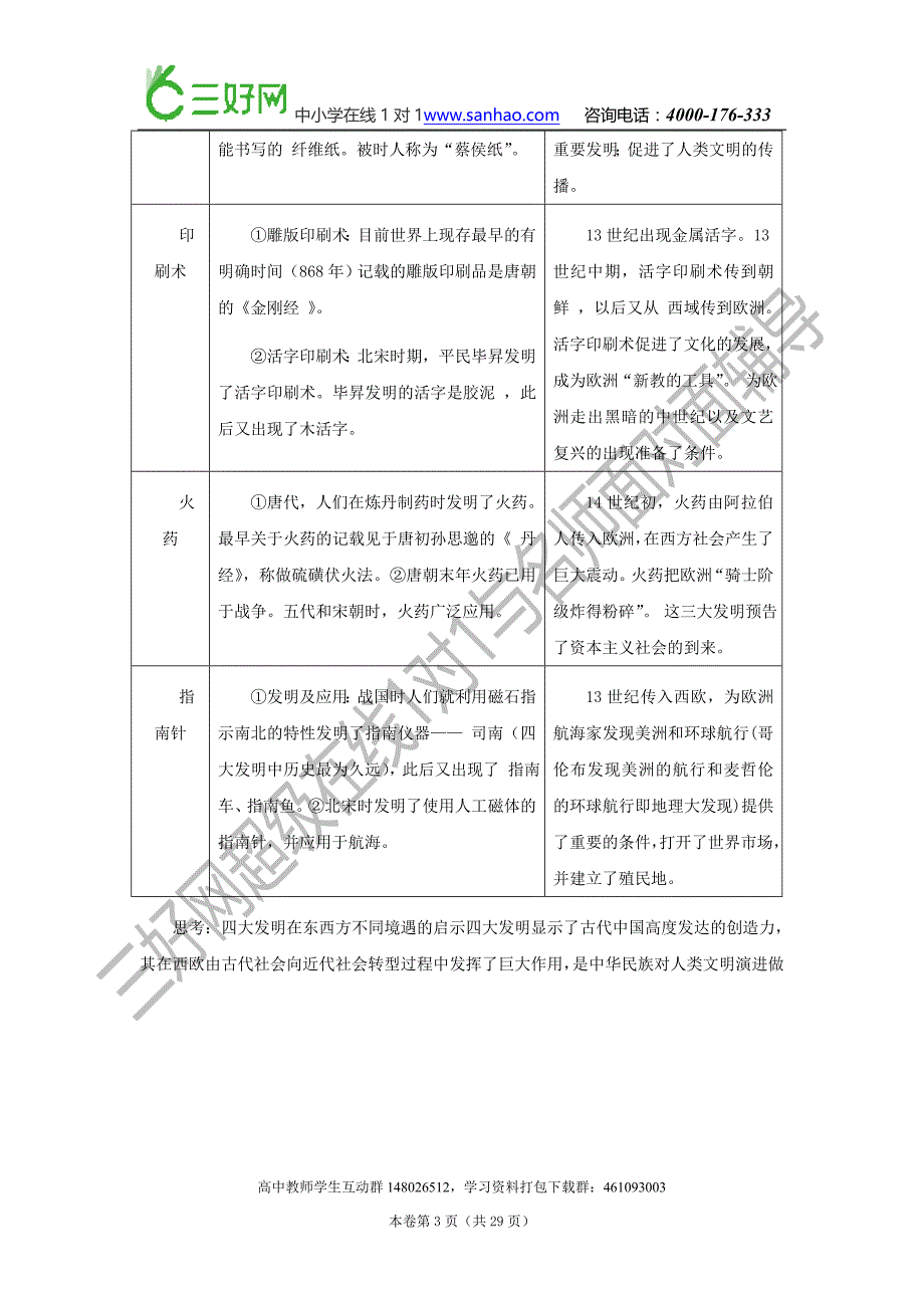 高考备考一轮复习高考知识点之古中国科学与文学_第3页