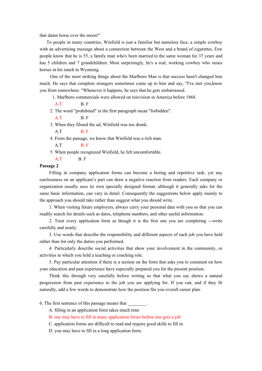 大学英语2综合测试3_第2页