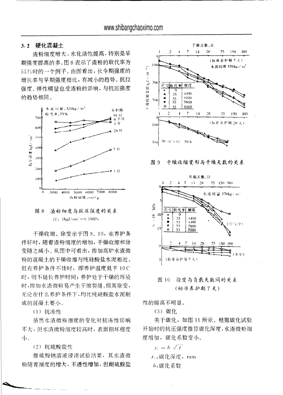 超细磨水渣微粉在混凝土中的利用现状_第4页